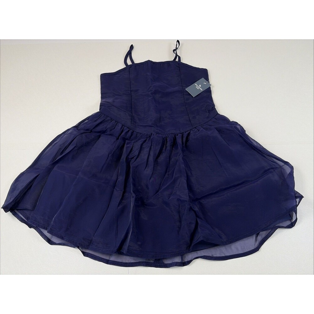 Abercrombie Kids Girls Dress Dark Adjustable Straps Blue Size 7/8